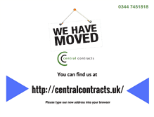 Tablet Screenshot of centralcontracts.com
